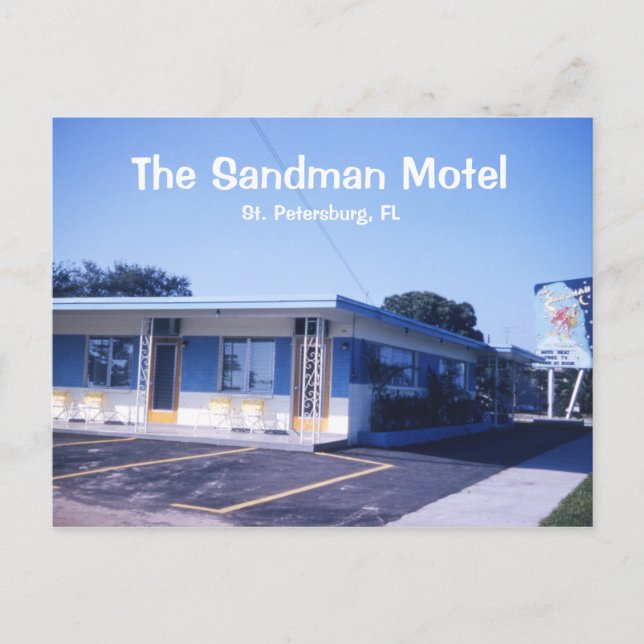 Sandman Motel Postcard Postkarte (Vorderseite)