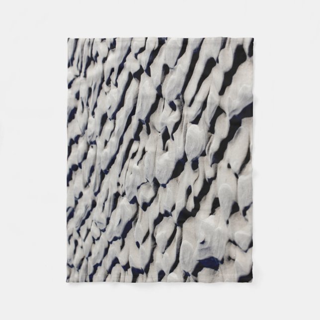 Sandmuster Fleecedecke (Vorderseite)