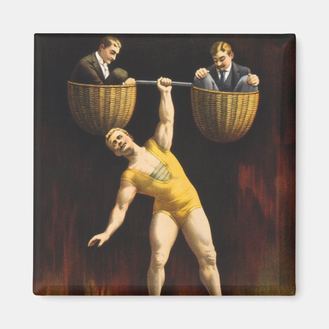 Sandow Eugen Sandow Vaudeville Weightlifter Magnet (Vorne)