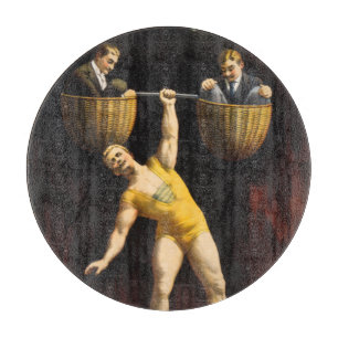 Sandow Eugen Sandow Vaudeville Weightlifter Schneidebrett