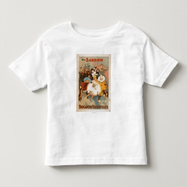 Sandow Trocadero Varieté-Karnevals-Thema Kleinkind T-shirt (Vorderseite)