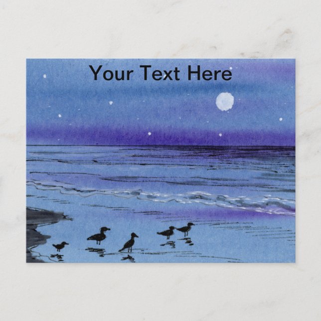 Sandpferde Postkarte (Vorderseite)