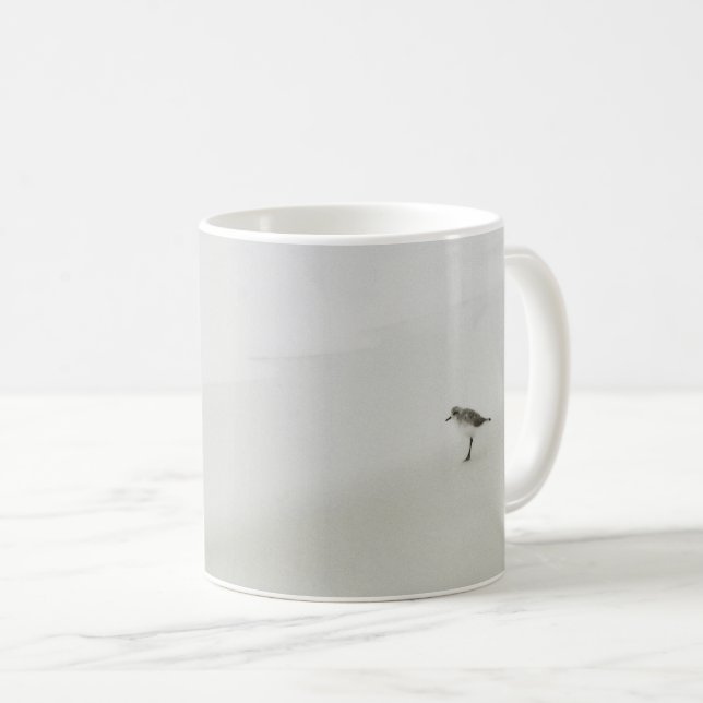 Sandpiper am Strand Kaffeetasse (VorderseiteRechts)