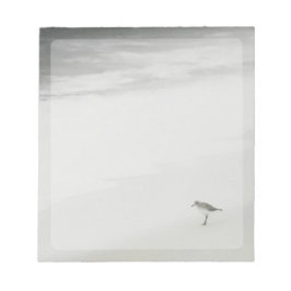 Sandpiper am Strand Notizblock