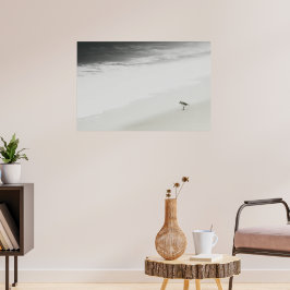 Sandpiper am Strand Poster