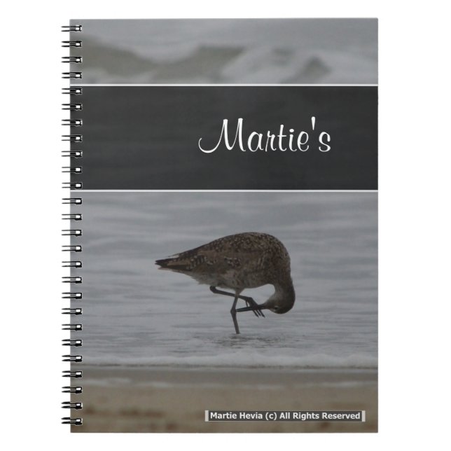 Sandpiper Bows Notebook Notizblock (Vorderseite)