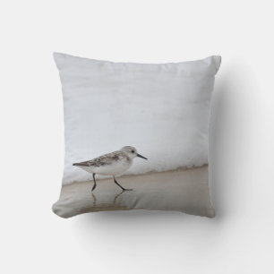 Sandpiper Shorebird Beach Throw Kissen
