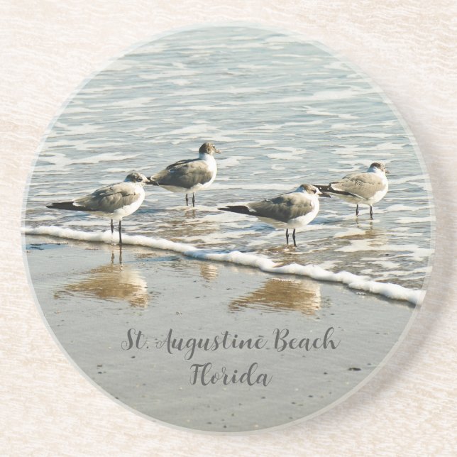 Sandpipers au Dessous de verre de Shore (Devant)