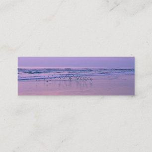 Sandpipers on the Beach at Sunrise Cartes de conta