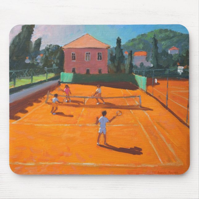Sandplatz-Tennis Lapad Kroatien 2012 Mousepad (Vorne)