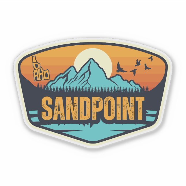 Sandpoint, Idaho Aufkleber (Vorderseite)