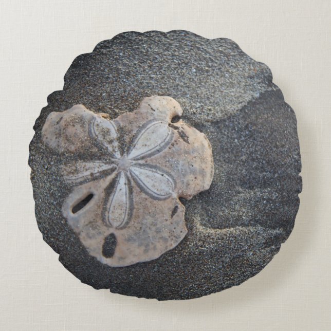 Sandpreis Rundes Kissen (Vorderseite)