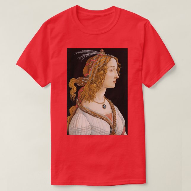 Sandro Bottcelli alt Renaissance Malerei T-Shirt (Design vorne)