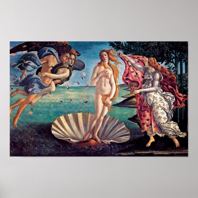 Sandro Botticelli - Birth of Venus - Fine Art Poster (Vorne)