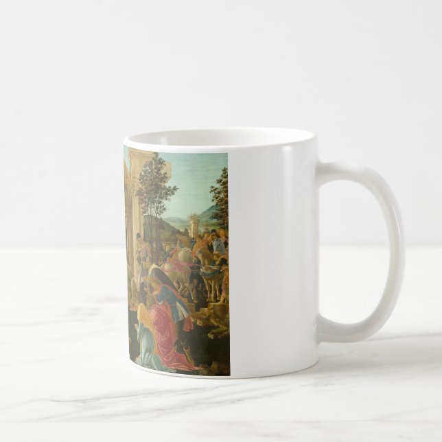 Sandro Botticelli - Die Bewunderung der Magi Kaffeetasse (Rechts)