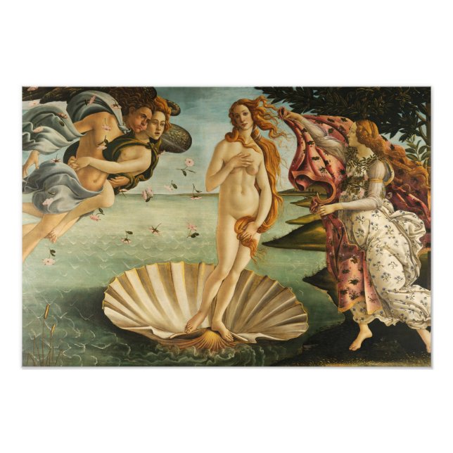 Sandro Botticelli - Die Geburt der Venus Fotodruck (Vorne)