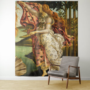 Sandro Botticelli "Die Geburt der Venus - Hora" Ta Wandteppich