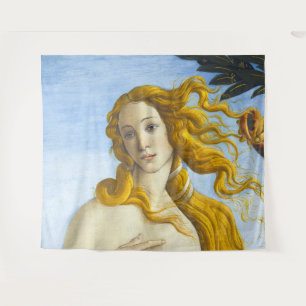 Sandro Botticelli - Die Geburt der Venus Nahaufnah Wandteppich