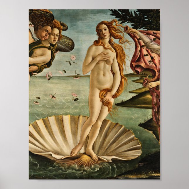 Sandro Botticelli - Die Geburt der Venus Poster (Vorne)