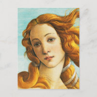 Sandro Botticelli Die Geburt des Venus-Gesichtsdet