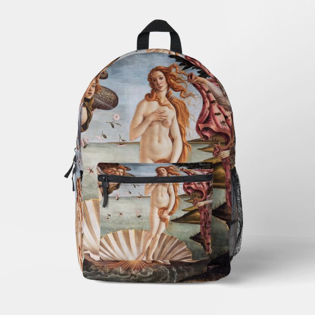 Sandro Botticelli - Geburt der Venus Bedruckter Rucksack (Vorderseite)