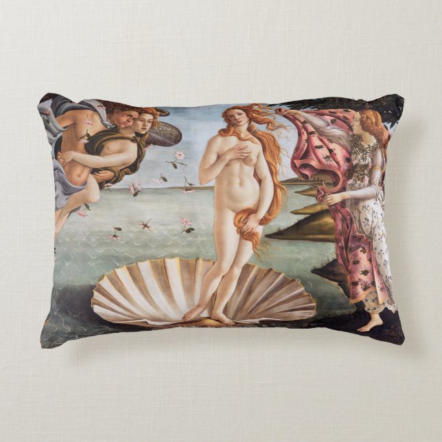 Sandro Botticelli - Geburt der Venus Dekokissen (Vorderseite)