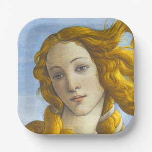 Sandro Botticelli - Geburt der Venus Detail Pappteller