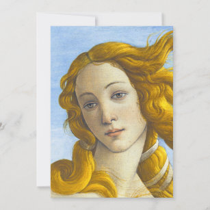 Sandro Botticelli - Geburt der Venus-Details Dankeskarte
