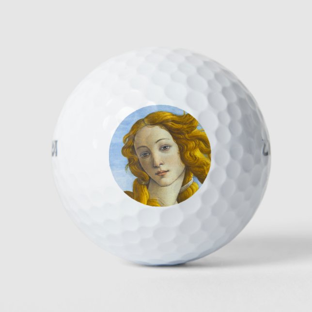 Sandro Botticelli - Geburt der Venus-Details Golfball (Vorderseite)