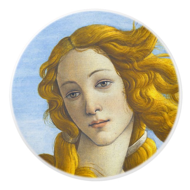 Sandro Botticelli - Geburt der Venus-Details Keramikknauf (Vorderseite)