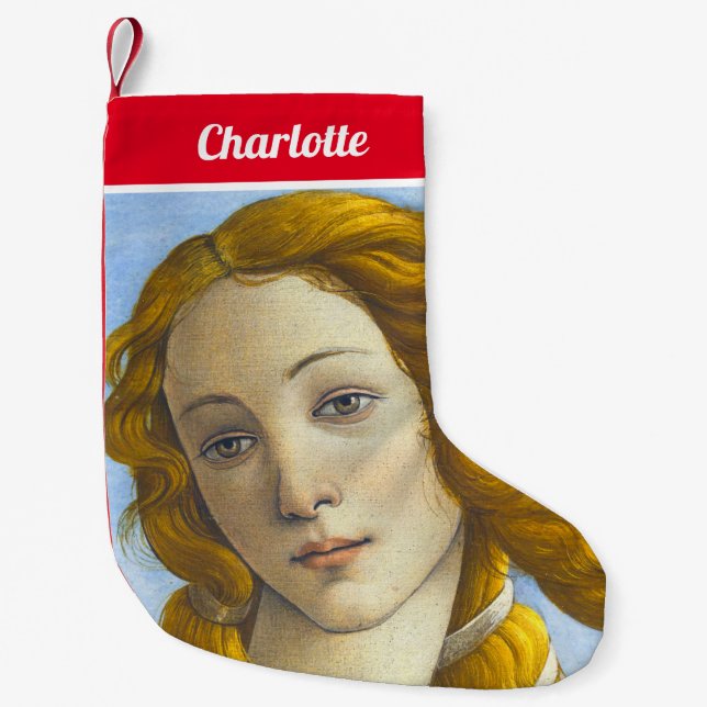 Sandro Botticelli - Geburt der Venus-Details Kleiner Weihnachtsstrumpf (Vorderseite)