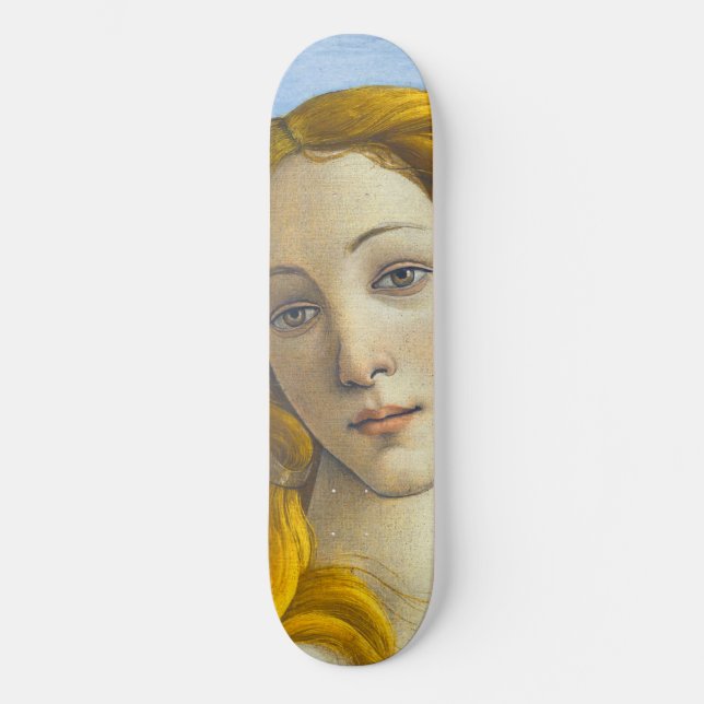 Sandro Botticelli - Geburt der Venus-Details Skateboard (Vorderseite)