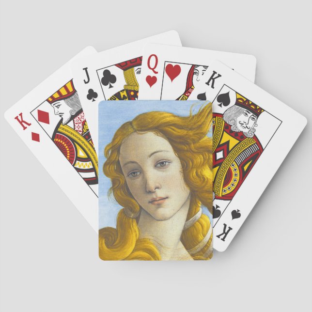 Sandro Botticelli - Geburt der Venus-Details Spielkarten (Rückseite)