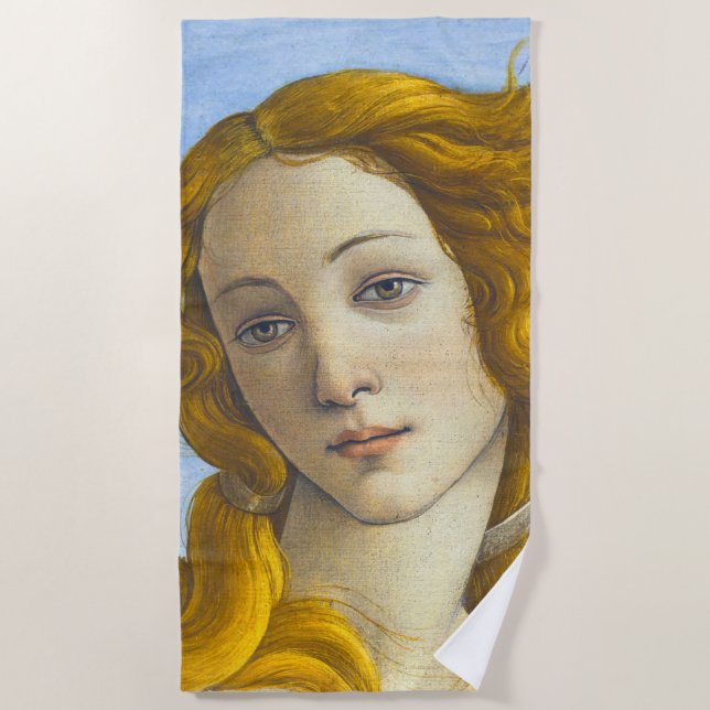 Sandro Botticelli - Geburt der Venus-Details Strandtuch (Vorderseite)