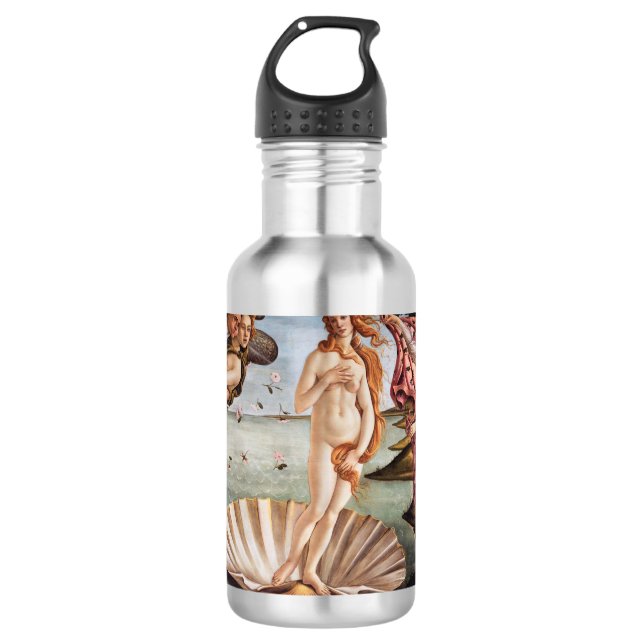 Sandro Botticelli - Geburt der Venus Edelstahlflasche (Vorderseite)