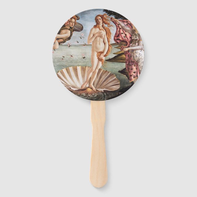 Sandro Botticelli - Geburt der Venus Fächer (Vorderseite)