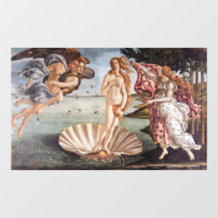 Sandro Botticelli - Geburt der Venus Fensteraufkleber