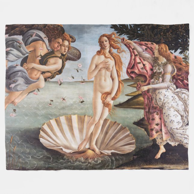 Sandro Botticelli - Geburt der Venus Fleecedecke (Vorderseite (Horizontal))