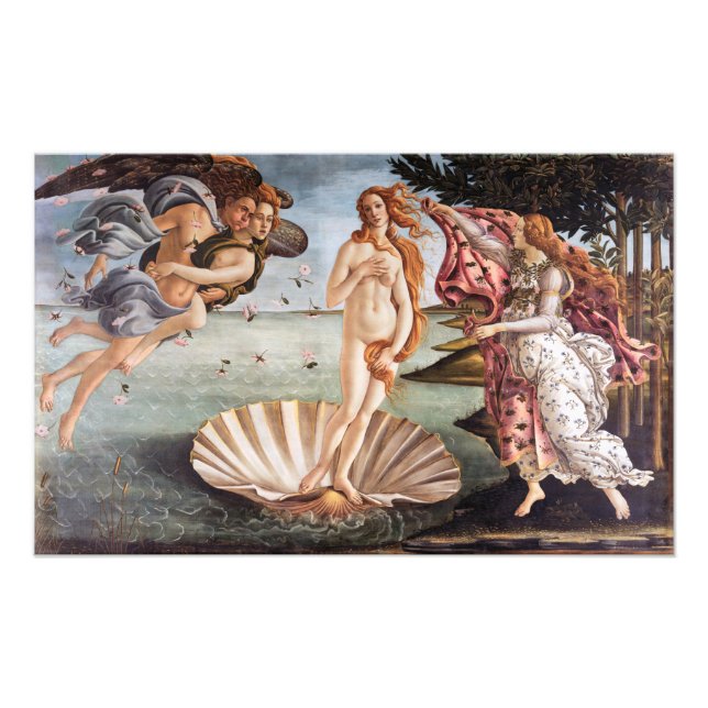 Sandro Botticelli - Geburt der Venus Fotodruck (Vorne)