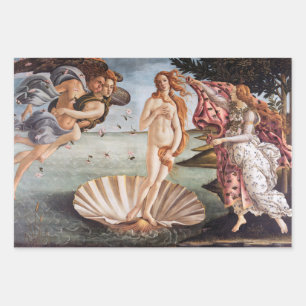 Sandro Botticelli - Geburt der Venus Geschenkpapier Set