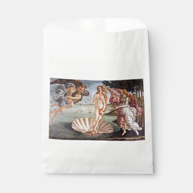 Sandro Botticelli - Geburt der Venus Geschenktütchen (Vorderseite)