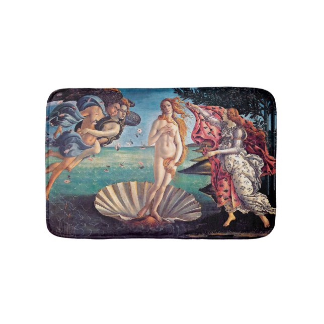 Sandro Botticelli - Geburt der Venus - Kunst der K Badematte (Vorderseite)