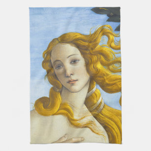 Sandro Botticelli - Geburt der Venus Nah-up Geschirrtuch