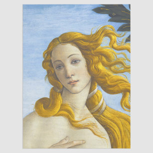 Sandro Botticelli - Geburt der Venus Nah-up Seidenpapier