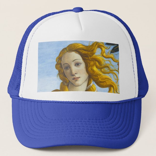 Sandro Botticelli - Geburt der Venus Nah-up Truckerkappe (Vorderseite)