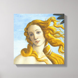 Sandro Botticelli - Geburt der Venus Nahaufnahme Leinwanddruck