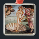 Sandro Botticelli - Geburt der Venus Ornament Aus Metall<br><div class="desc">Geburt der Venus - Sandro Botticelli,  Tempera auf Leinwand,  1485</div>