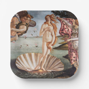 Sandro Botticelli - Geburt der Venus Pappteller