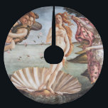 Sandro Botticelli - Geburt der Venus Polyester Weihnachtsbaumdecke<br><div class="desc">Geburt der Venus - Sandro Botticelli,  Tempera auf Leinwand,  1485</div>