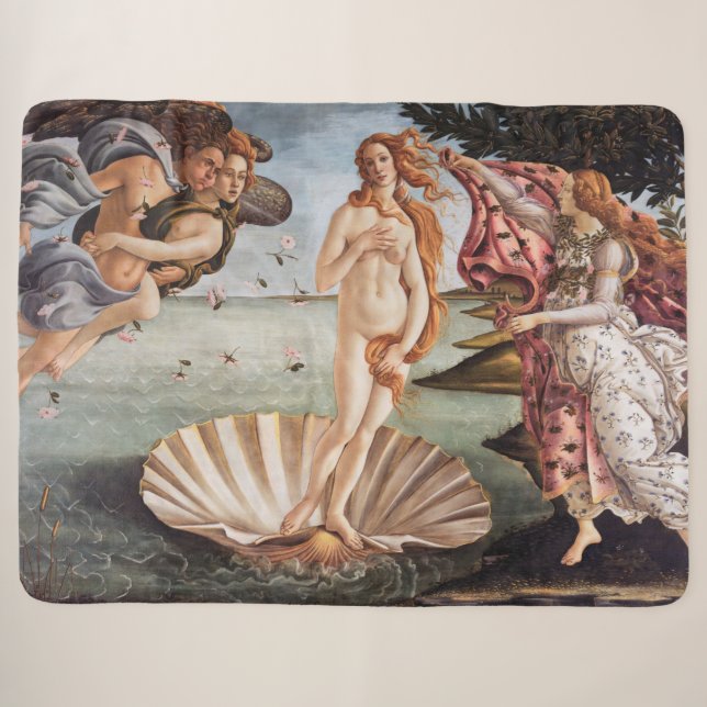Sandro Botticelli - Geburt der Venus Sherpadecke (Vorderseite (Horizontal))